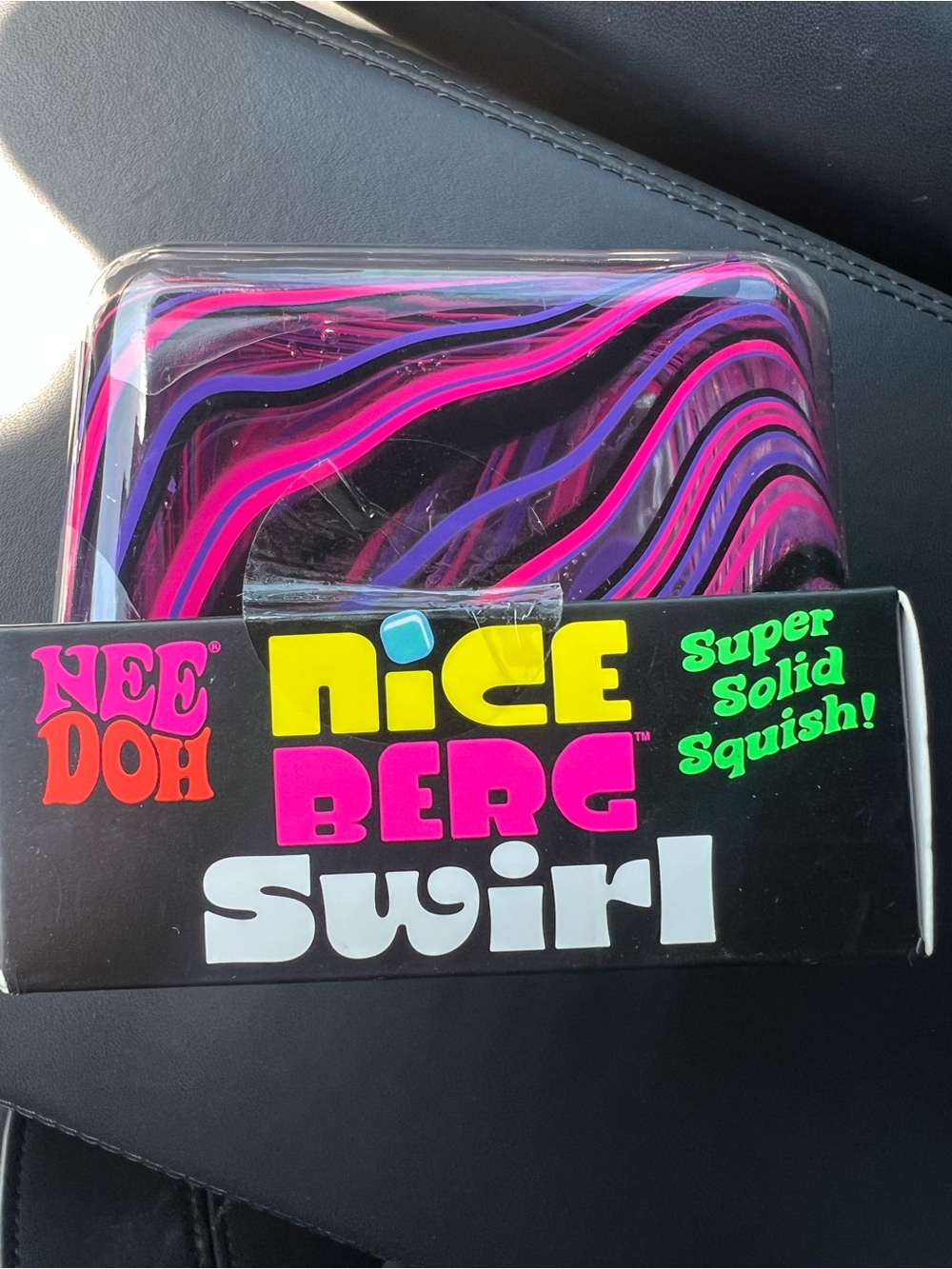 🩷XL Giant Nee doh Nice  Berg Swirl Pink & Purple Squish Toy